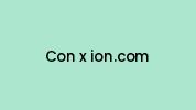 Con-x-ion.com Coupon Codes