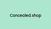 Concealed.shop Coupon Codes