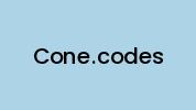 Cone.codes Coupon Codes