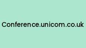 Conference.unicom.co.uk Coupon Codes