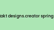 Contakt-designs.creator-spring.com Coupon Codes