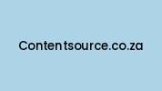 Contentsource.co.za Coupon Codes