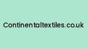 Continentaltextiles.co.uk Coupon Codes