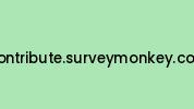Contribute.surveymonkey.com Coupon Codes