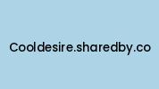 Cooldesire.sharedby.co Coupon Codes