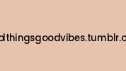 Coolthingsgoodvibes.tumblr.com Coupon Codes