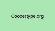 Coopertype.org Coupon Codes