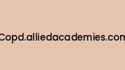 Copd.alliedacademies.com Coupon Codes