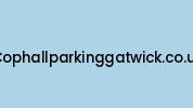 Cophallparkinggatwick.co.uk Coupon Codes