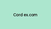 Cord-ex.com Coupon Codes