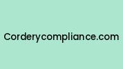 Corderycompliance.com Coupon Codes