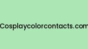 Cosplaycolorcontacts.com Coupon Codes