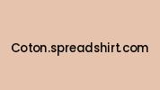 Coton.spreadshirt.com Coupon Codes