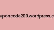 Couponcode209.wordpress.com Coupon Codes