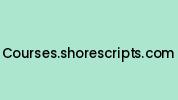 Courses.shorescripts.com Coupon Codes