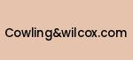 cowlingandwilcox.com Coupon Codes