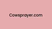 Cowsprayer.com Coupon Codes