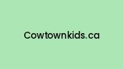 Cowtownkids.ca Coupon Codes