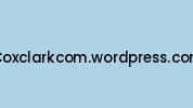 Coxclarkcom.wordpress.com Coupon Codes