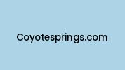 Coyotesprings.com Coupon Codes