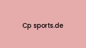 Cp-sports.de Coupon Codes
