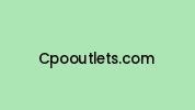 Cpooutlets.com Coupon Codes