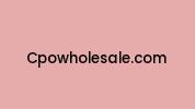 Cpowholesale.com Coupon Codes