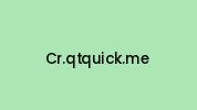 Cr.qtquick.me Coupon Codes