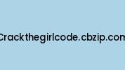Crackthegirlcode.cbzip.com Coupon Codes