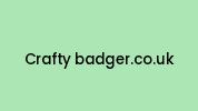 Crafty-badger.co.uk Coupon Codes