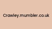 Crawley.mumbler.co.uk Coupon Codes