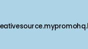 Creativesource.mypromohq.biz Coupon Codes