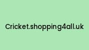 Cricket.shopping4all.uk Coupon Codes