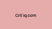 Crit-iq.com Coupon Codes
