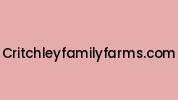 Critchleyfamilyfarms.com Coupon Codes