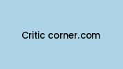 Critic-corner.com Coupon Codes
