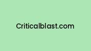 Criticalblast.com Coupon Codes