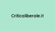 Criticaliberale.it Coupon Codes