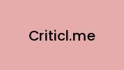 Criticl.me Coupon Codes