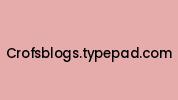 Crofsblogs.typepad.com Coupon Codes