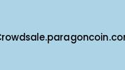 Crowdsale.paragoncoin.com Coupon Codes