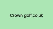 Crown-golf.co.uk Coupon Codes