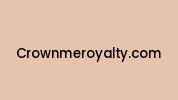 Crownmeroyalty.com Coupon Codes