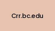Crr.bc.edu Coupon Codes