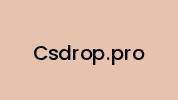 Csdrop.pro Coupon Codes