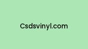 Csdsvinyl.com Coupon Codes