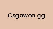 Csgowon.gg Coupon Codes