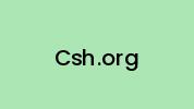 Csh.org Coupon Codes