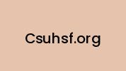 Csuhsf.org Coupon Codes