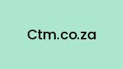 Ctm.co.za Coupon Codes